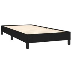 VidaXL - Bed Frame Met Lattenbodem Zonder Matras - Zwart - Stof - 90x200 Cm