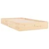 VidaXL - Bed Frame Pallet Met Lattenbodem - Naturel- Massief Hout - 90x200 Cm -Bedden Bij Leen Bakker 1000162866