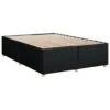 VidaXL - Bed Frame Zonder Matras - Zwart - Stof - 140x200 Cm -Bedden Bij Leen Bakker 1000162943