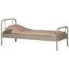 WOOOD Mata 1-Persoonsbed - Metaal - Zand - 90x208x95 -Bedden Bij Leen Bakker 1000165445