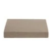 Ambiante Jersey - Topper Hoeslaken - 200x200/210 - Taupe -Bedden Bij Leen Bakker 1000167420