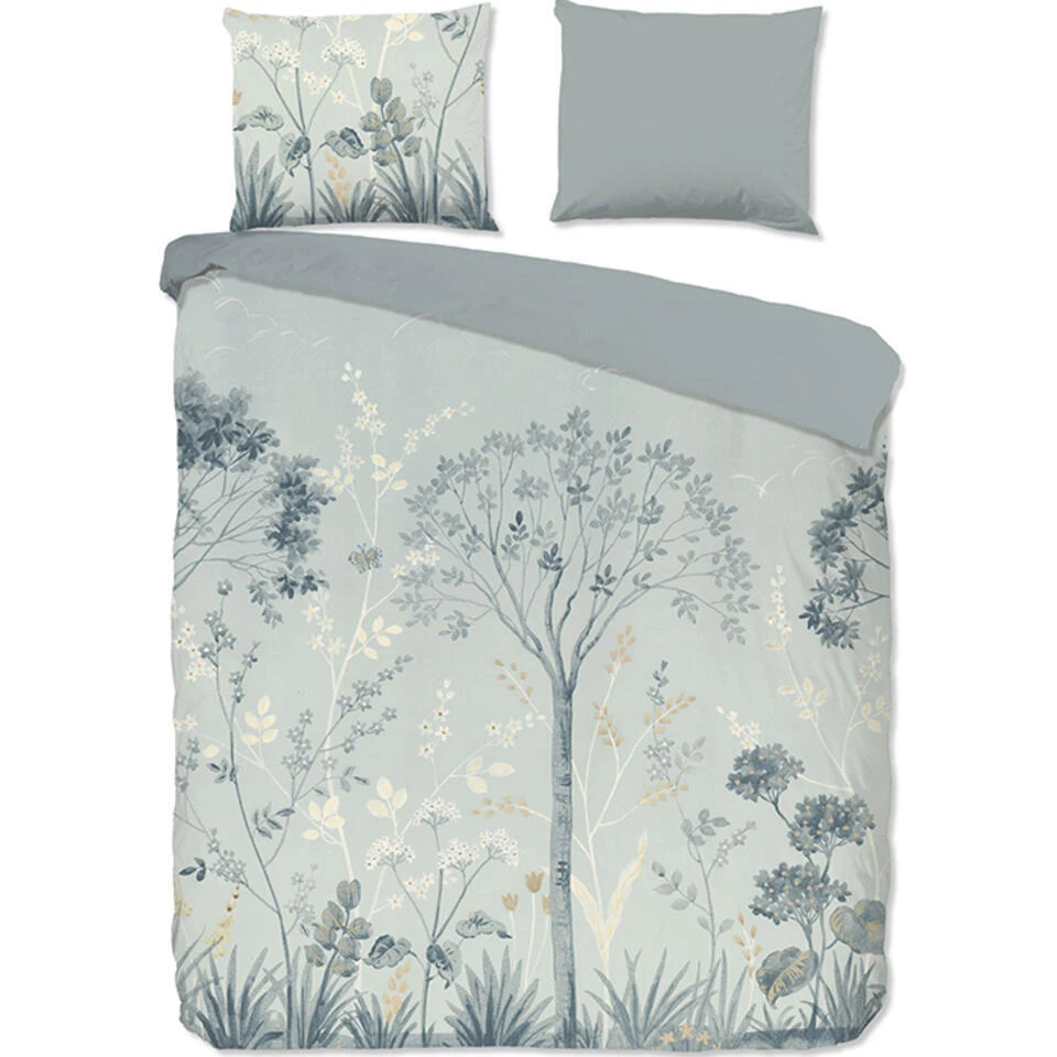 Good Morning Boomzicht Dekbedovertrek Grijs-Lits-jumeaux (240 X 200/220 Cm) 3 Good Morning Boomzicht Dekbedovertrek Grijs-Lits-jumeaux (240 X 200/220 Cm)