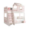 Merkloos Cento Pink Stapelbed Bedhuisje Meisjeskamer 200x90 - 200x100 Cm -Bedden Bij Leen Bakker 1000169577