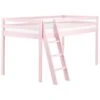 ASCOUX - Kinderbed - Roze - 90 X 200 Cm - Dennenhout