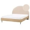 MILLAY - Bed - Beige - 160 X 200 Cm - Bouclé