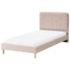 CORSAINT - Eenpersoonsbed - Beige - 90 X 200 Cm - Fluweel -Bedden Bij Leen Bakker 1000178855
