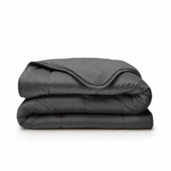 Dekbed Zonder Overtrek – Velvet – Superzacht & Wasbaar – Antraciet