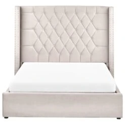 LUBBON - Bed Met Opbergruimte - Taupe - 140 X 200 Cm - Fluweel 17 LUBBON - Bed Met Opbergruimte - Taupe - 140 X 200 Cm - Fluweel -Bedden Bij Leen Bakker 10889d56329b405ea338326b9ce9120f