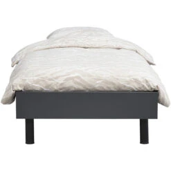 Bed Nova - Grafietkleur - 90x200 Cm