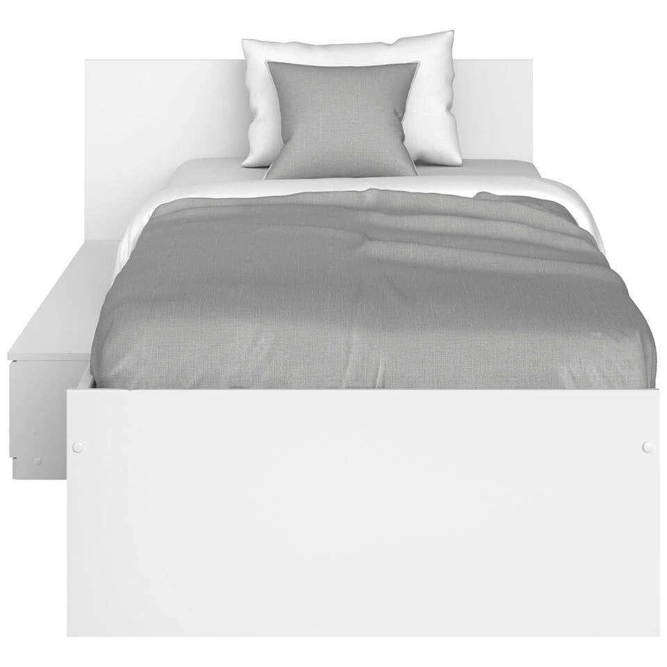 Bed Timo - Wit - 90x200 Cm 3 Bed Timo - Wit - 90x200 Cm