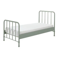 Vipack Bed Bronxx - Olijfgroen - 90x200 Cm -Bedden Bij Leen Bakker 12109037 0301
