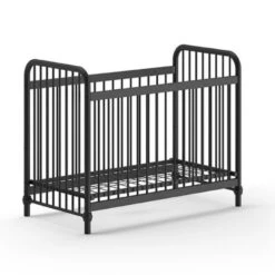 Vipack Babybed Bronxx - 60x120cm - Mat Zwart