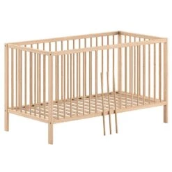 Peuterbed Dino 70x140cm - Verstelbaar - Dennenhout