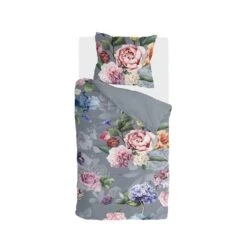 Byrklund - Dekbedovertrek Nysted - 140x220 Cm - Grijs