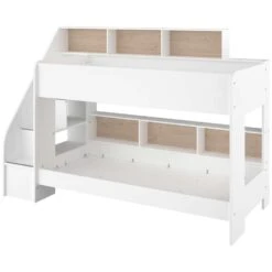 Stapelbed Sam - Wit - 90x200 Cm -Bedden Bij Leen Bakker 12209015 1104