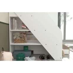 Stapelbed Sam - Wit - 90x200 Cm -Bedden Bij Leen Bakker 12209015 1108