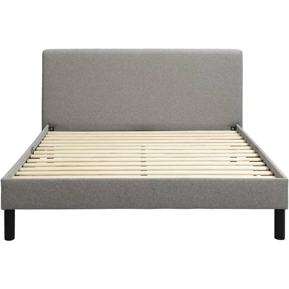 Bed Stijn - Grijs - 160x200 Cm 4 Bed Stijn - Grijs - 160x200 Cm - Afbeelding 2
