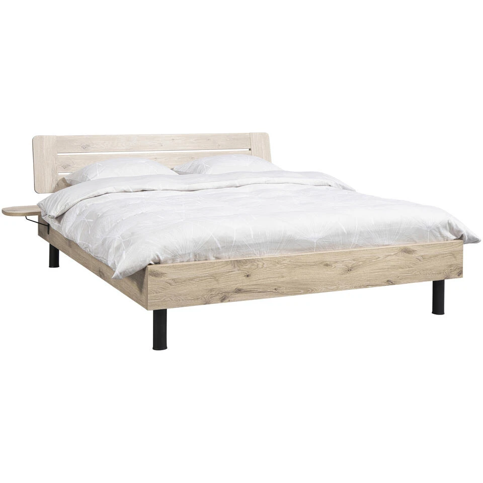 Bed Nova - Eikenkleur - 140x200 Cm 5 Bed Nova - Eikenkleur - 140x200 Cm - Afbeelding 3