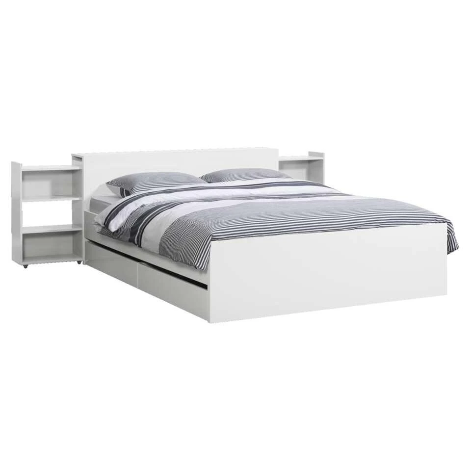 Bed Naia - Hoogglans Wit - 160x200 Cm 9 Bed Naia - Hoogglans Wit - 160x200 Cm - Afbeelding 7