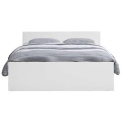 Bed Naia - Hoogglans Wit - 160x200 Cm