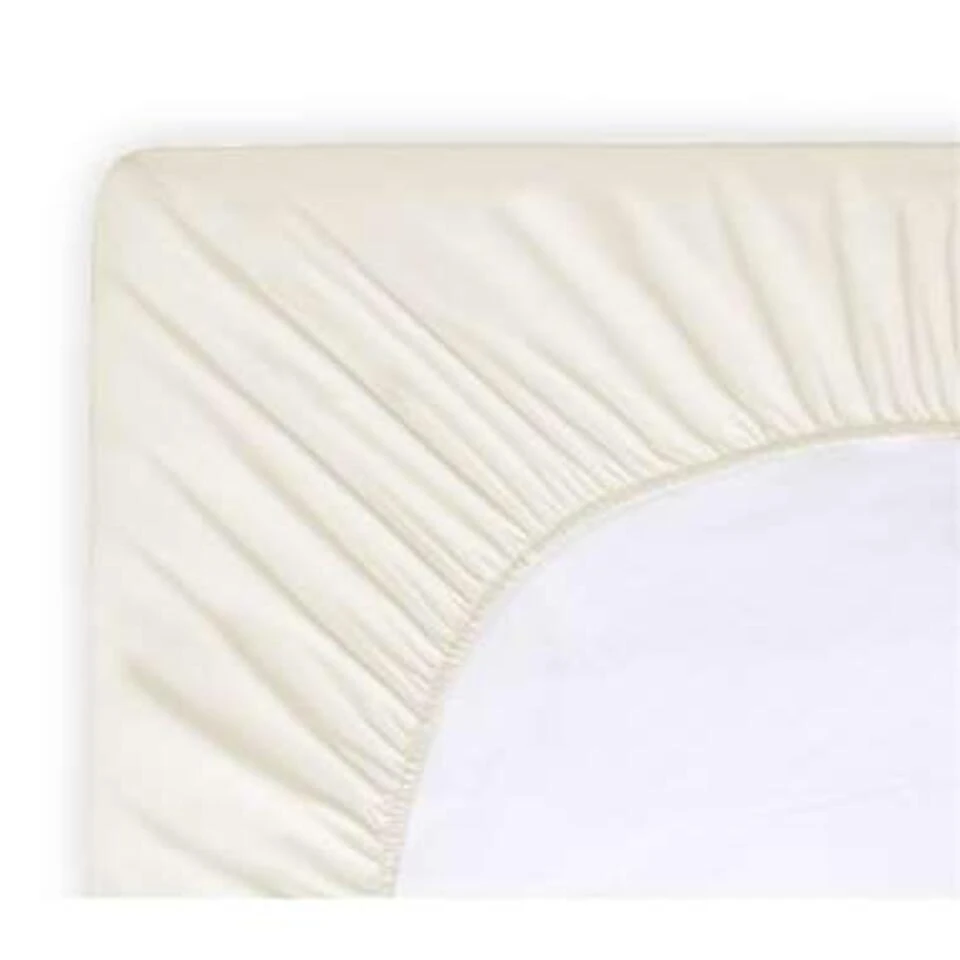 Byrklund - Hoeslaken Katoen - 90x220 Cm - Off White 4 Byrklund - Hoeslaken Katoen - 90x220 Cm - Off White - Afbeelding 2