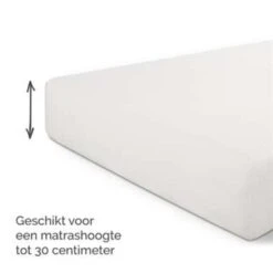 Byrklund - Hoeslaken Katoen - 90x220 Cm - Off White 9 Byrklund - Hoeslaken Katoen - 90x220 Cm - Off White -Bedden Bij Leen Bakker 1270472432 0103