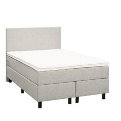 Boxspring Liv Egaal - Ecru - 120x200 Cm - Ronde Poot 11 Boxspring Liv Egaal - Ecru - 120x200 Cm - Ronde Poot -Bedden Bij Leen Bakker 12848529 0300