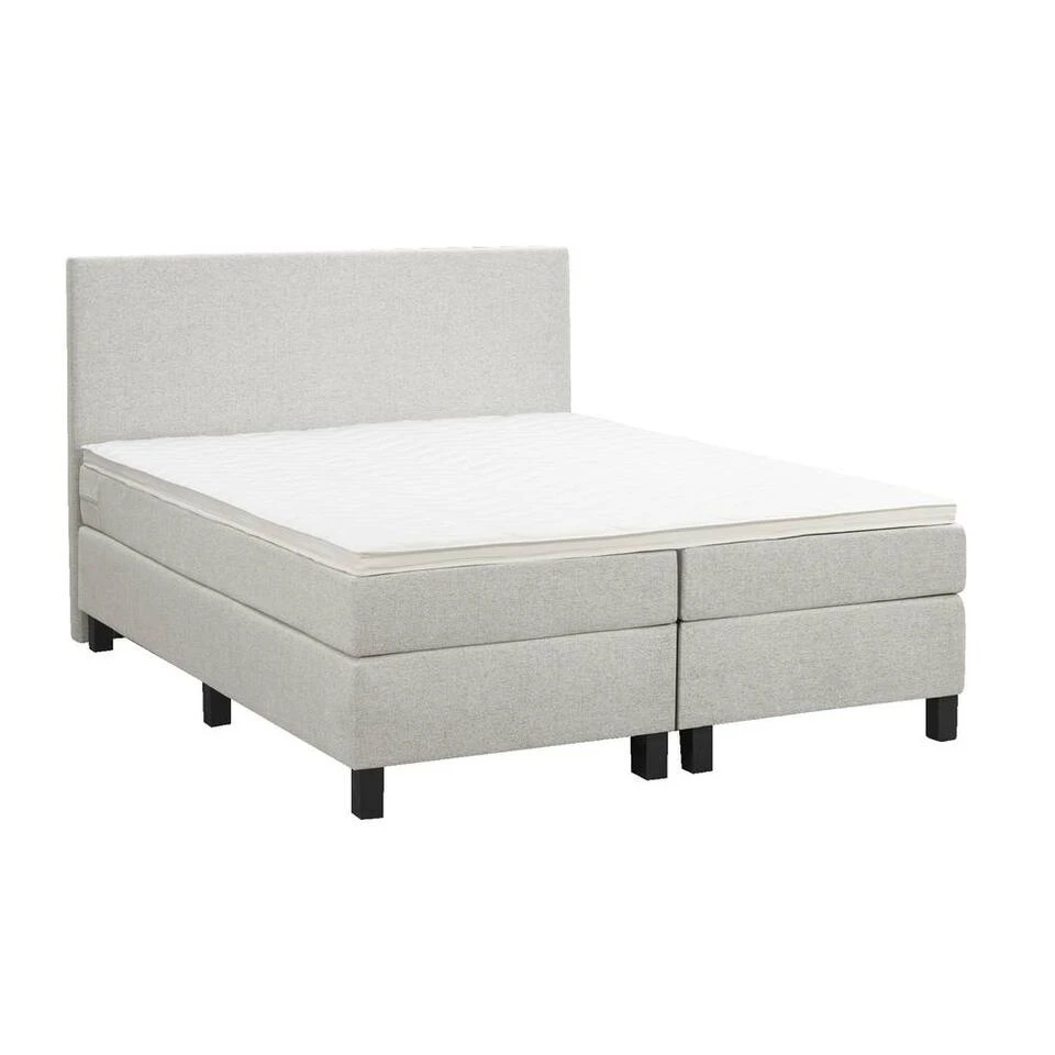 Boxspring Liv Egaal - Ecru - 180x200 Cm - Vierkante Poot 6 Boxspring Liv Egaal - Ecru - 180x200 Cm - Vierkante Poot - Afbeelding 4