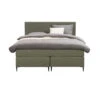 Boxspring Liv Egaal - Groen - 140x200 Cm - Slanke Poot