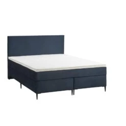 Boxspring Liv Egaal - Blauw - 140x200 Cm - Slanke Poot 9 Boxspring Liv Egaal - Blauw - 140x200 Cm - Slanke Poot -Bedden Bij Leen Bakker 12848694 0300