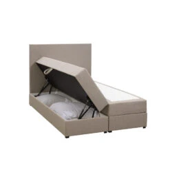 Boxspring Met Opbergruimte Liv Egaal - Beige - 120x200 Cm 15 Boxspring Met Opbergruimte Liv Egaal - Beige - 120x200 Cm -Bedden Bij Leen Bakker 12848802 0330
