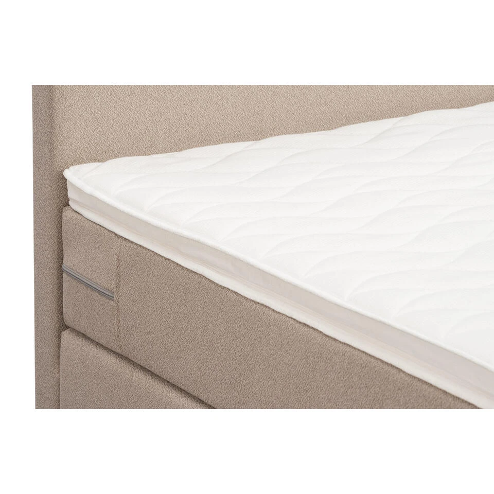 Boxspring Met Opbergruimte Liv Egaal - Beige - 120x200 Cm 9 Boxspring Met Opbergruimte Liv Egaal - Beige - 120x200 Cm - Afbeelding 7