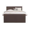 Boxspring Met Voetbord Liv Egaal - Donkerbruin - 160x200 Cm - Vierkante Poot 2 Boxspring Met Voetbord Liv Egaal - Donkerbruin - 160x200 Cm - Vierkante Poot -Bedden Bij Leen Bakker 12848831