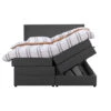 Boxspring Met Opbergruimte Liv Egaal - Antraciet - 180x200 Cm -Bedden Bij Leen Bakker 12848885