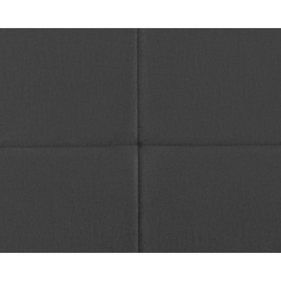 Boxspring Met Voetbord Liv Geblokt - Grijs - 160x200 Cm - Slanke Poot 7 Boxspring Met Voetbord Liv Geblokt - Grijs - 160x200 Cm - Slanke Poot - Afbeelding 5