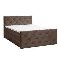 Boxspring Met Opbergruimte En Voetbord Liv Geruit - Bruin - 180x200cm 17 Boxspring Met Opbergruimte En Voetbord Liv Geruit - Bruin - 180x200cm -Bedden Bij Leen Bakker 12849399 0300
