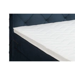 Boxspring Met Voetbord Liv Geruit - Blauw - 90x200 Cm - Vierkante Poot 10 Boxspring Met Voetbord Liv Geruit - Blauw - 90x200 Cm - Vierkante Poot -Bedden Bij Leen Bakker 12849422 9001