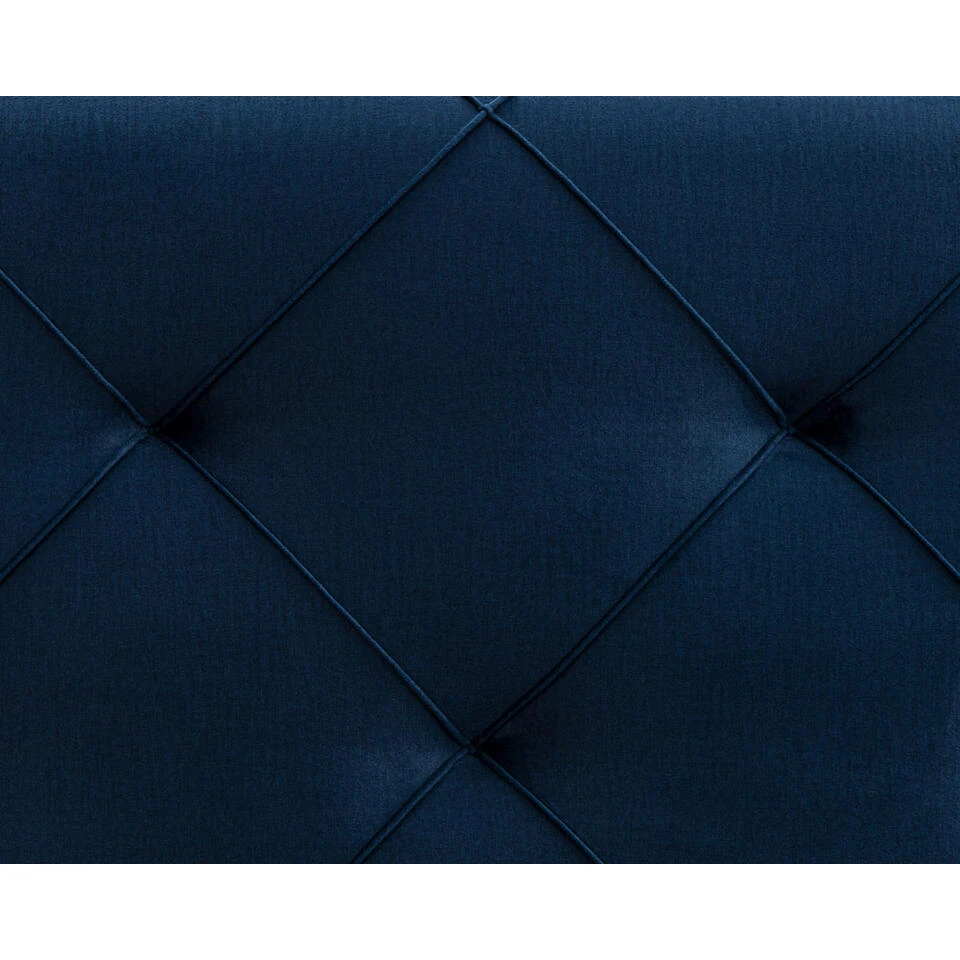 Boxspring Met Voetbord Liv Geruit - Blauw - 90x200 Cm - Vierkante Poot 7 Boxspring Met Voetbord Liv Geruit - Blauw - 90x200 Cm - Vierkante Poot - Afbeelding 5