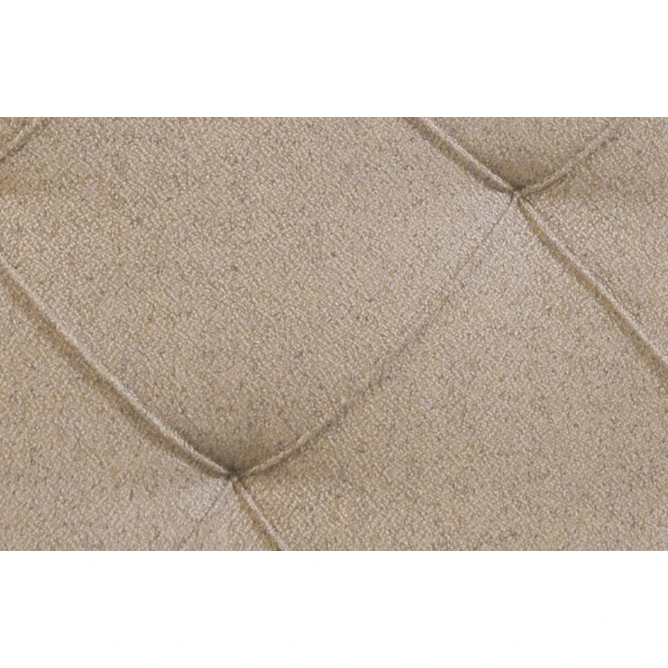 Boxspring Met Voetbord Liv Geruit - Beige - 140x200 Cm - Slanke Poot 7 Boxspring Met Voetbord Liv Geruit - Beige - 140x200 Cm - Slanke Poot - Afbeelding 5