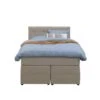 Boxspring Met Opbergruimte Liv Geruit - Beige - 120x200 Cm -Bedden Bij Leen Bakker 12849522
