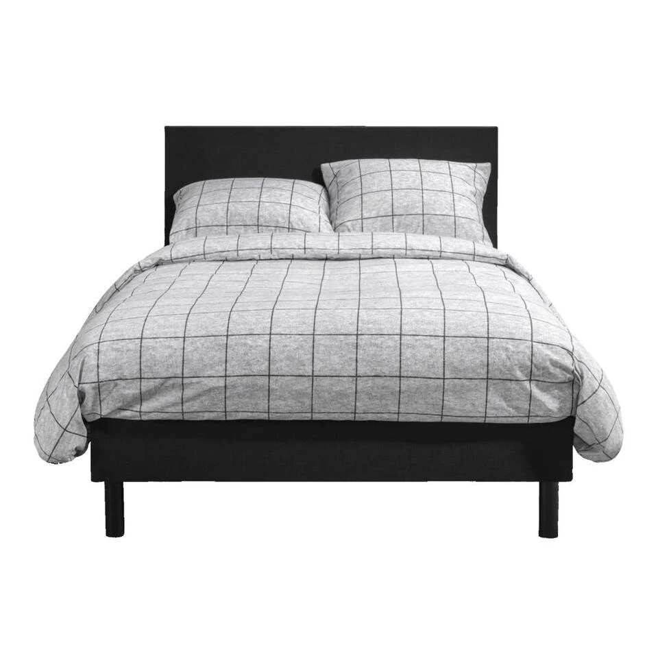 Boxcombinatie Rova - Zwart - 120x200 Cm 3 Boxcombinatie Rova - Zwart - 120x200 Cm