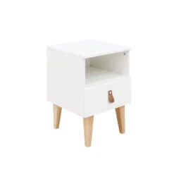 Bopita Indy Nachtkastje - White/Naturel