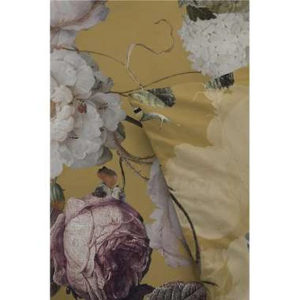 Byrklund - Dekbedovertrek Flowers United - 240x220 Cm - Okergeel 4 Byrklund - Dekbedovertrek Flowers United - 240x220 Cm - Okergeel - Afbeelding 2