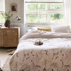 Ariadne At Home Wind Dekbedovertrek - Zacht Roze-1-persoons (140 X... -Bedden Bij Leen Bakker 17161bafead84ff0b3580ddb96e7c714