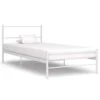 VidaXL - Bedframe - Wit - Metaal - 100 X 200 Cm 2 VidaXL - Bedframe - Wit - Metaal - 100 X 200 Cm -Bedden Bij Leen Bakker 1768488084