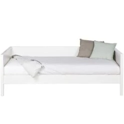 WOOOD Nikki Bedbank Excl Lade - Grenen - Wit - 100x73x208