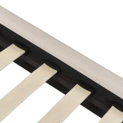 FORBACH - Tweepersoonsbed - Beige - 160 X 200 Cm - Fluweel -Bedden Bij Leen Bakker 1bc2d06c85e94ce8b46e731a09407f7a