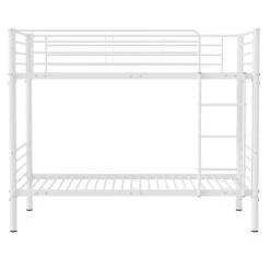 Stapelbed Dixie 90x200cm - Metaal - Mat Wit -Bedden Bij Leen Bakker 1c266c147b494766808ecfad168948dd