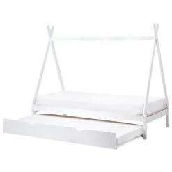 TALMONTIERS - Onderschuifbed - Wit - 90 X 200 Cm - Grenenhout -Bedden Bij Leen Bakker 1c8f09b38c8e48c89b864286da2cd0b9