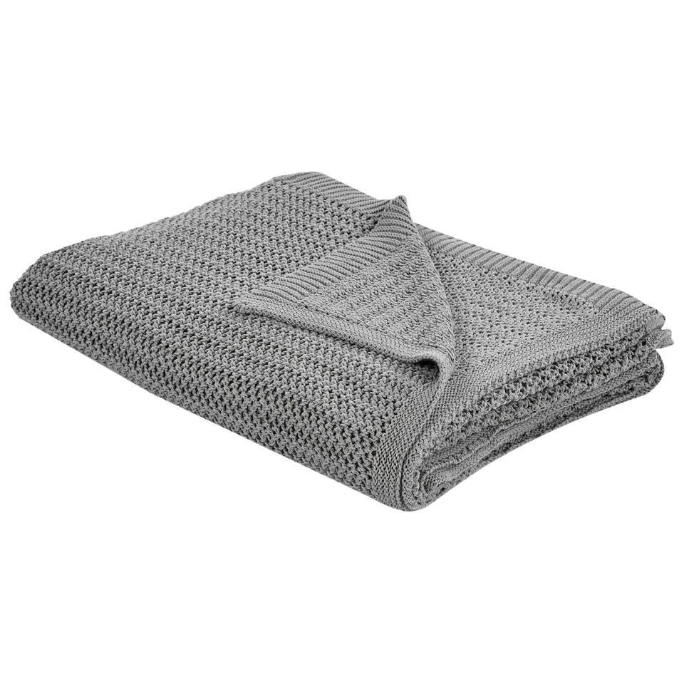 ILEN - Bedsprei - Grijs - 150 X 200 Cm - Katoen 7 ILEN - Bedsprei - Grijs - 150 X 200 Cm - Katoen - Afbeelding 5